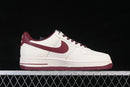 Nike Air Force 1 '07 Low White/Wine Red - Sneaker Premium Exclusivo + Meia + Bolsa