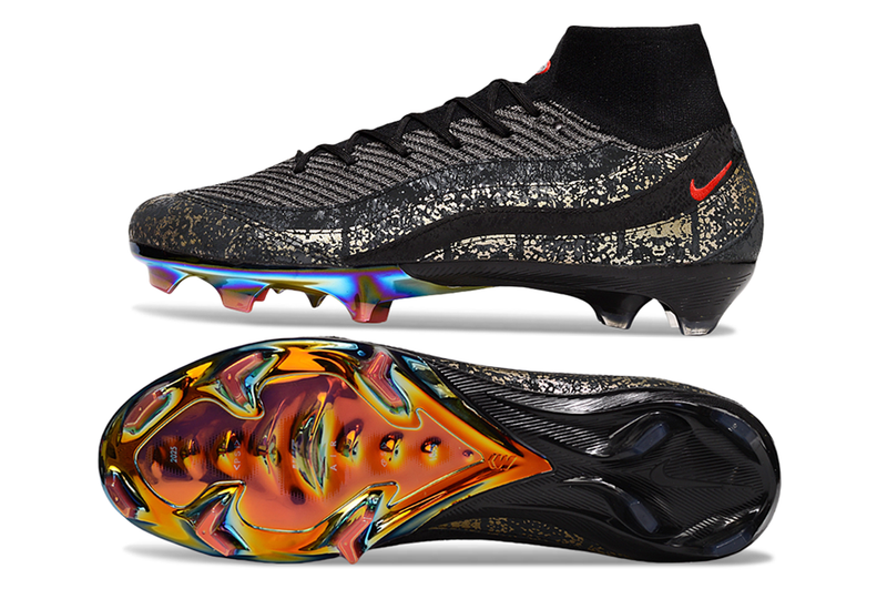 Nike Mercurial Air Zoom Superfly X Elite FG + Meia Antiderrapante + Bolsa