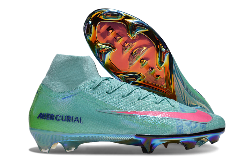 Nike Mercurial Air Zoom Superfly X Elite FG + Meia Antiderrapante + Bolsa