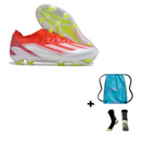 Adidas X 23 crazyfast .1 + Meia Antiderrapante + Bolsa