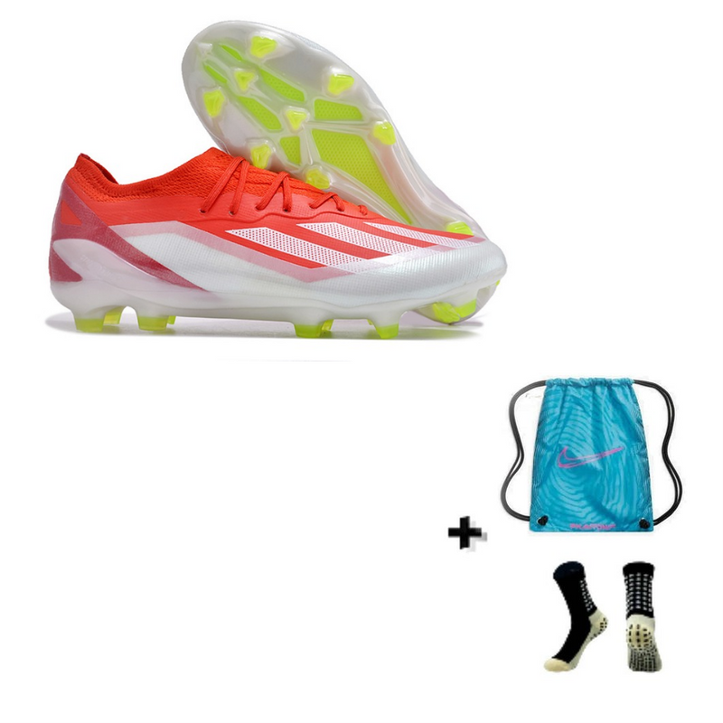 Adidas X 23 crazyfast .1 + Meia Antiderrapante + Bolsa