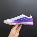 Adidas F50 Hyperfast Elite Laceless TF Society - Chuteira Sem Cadarço + Meia Antiderrapante + Bolsa