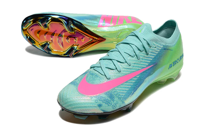 Nike AIR Zoom Mercurial Vapor 16 XVI Elite FG + Meia Antiderrapante + Bolsa
