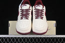 Nike Air Force 1 '07 Low White/Wine Red - Sneaker Premium Exclusivo + Meia + Bolsa