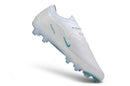 Nike Phantom 6 Elite FG - Chuteira Campo Controle Premium – Branco/Verde-água + Meia + Bolsa
