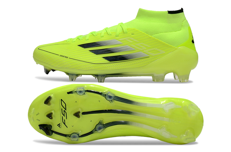 Adidas F50 Elite MID FG + Meia Antiderrapante + Bolsa
