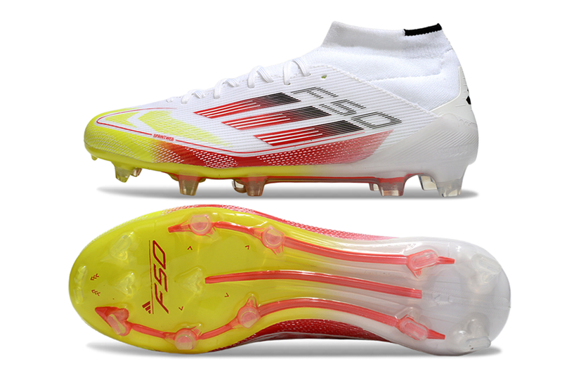 Adidas F50 Elite MID FG + Meia Antiderrapante + Bolsa