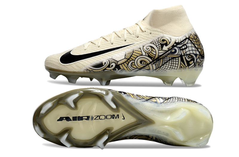 Nike Mercurial Air Zoom Superfly X Elite FG + Meia Antiderrapante + Bolsa