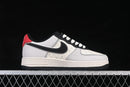 Nike Air Force 1 '07 Low White/Black/Red - Sneaker Icônico Premium + Meia + Bolsa