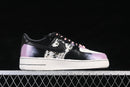 Nike Air Force 1 '07 Low White/Black/Purple - Sneaker Clássico Premium + Meia + Bolsa