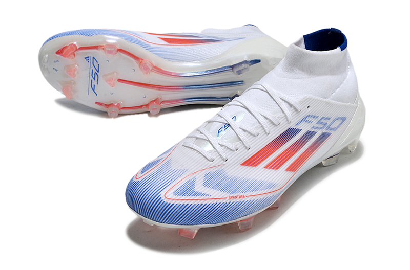 Adidas F50 Elite MID FG + Meia Antiderrapante + Bolsa