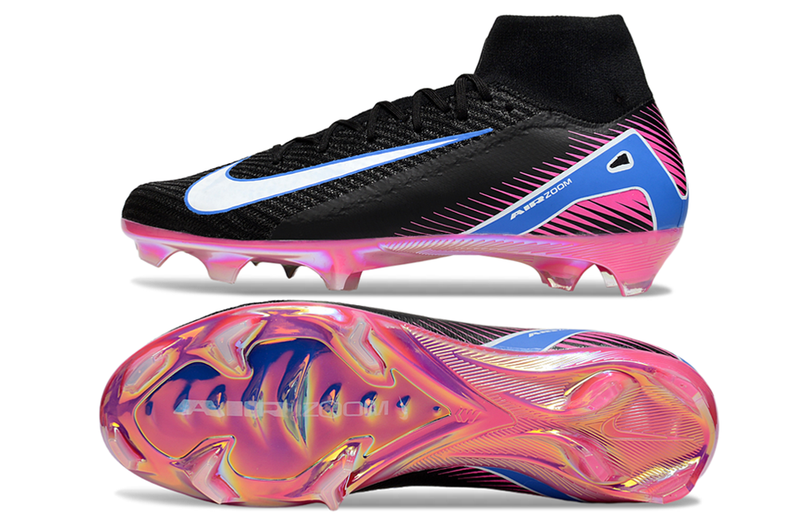 Nike Mercurial Air Zoom Superfly X Elite FG + Meia Antiderrapante + Bolsa