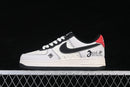 Nike Air Force 1 '07 Low White/Black/Red - Sneaker Icônico Premium + Meia + Bolsa
