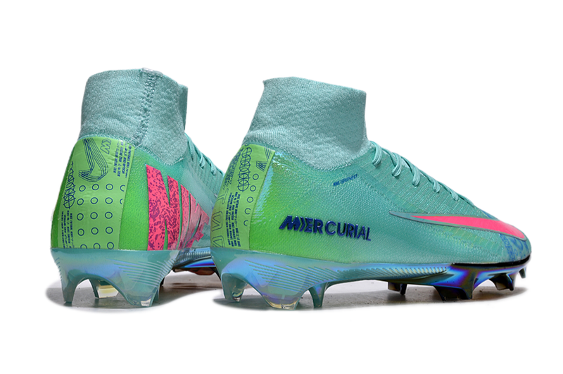 Nike Mercurial Air Zoom Superfly X Elite FG + Meia Antiderrapante + Bolsa