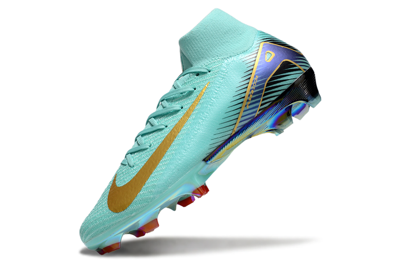 Nike Mercurial Air Zoom Superfly X Elite FG + Meia Antiderrapante + Bolsa