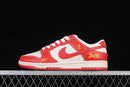 Nike SB Dunk Low White/Red/Gold - Sneaker Casual Premium + Meia + Bolsa