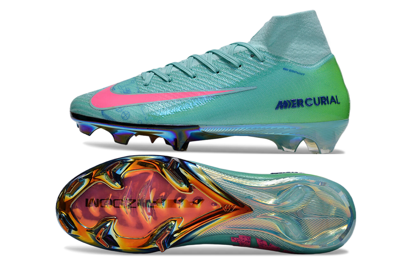 Nike Mercurial Air Zoom Superfly X Elite FG + Meia Antiderrapante + Bolsa