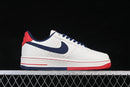 Nike Air Force 1 '07 Low White/Navy Blue/Red - Sneaker Clássico Premium + Meia + Bolsa