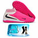 Chuteira Nike Phantom 6 Elite Society + Meia Antiderrapante + Bolsa