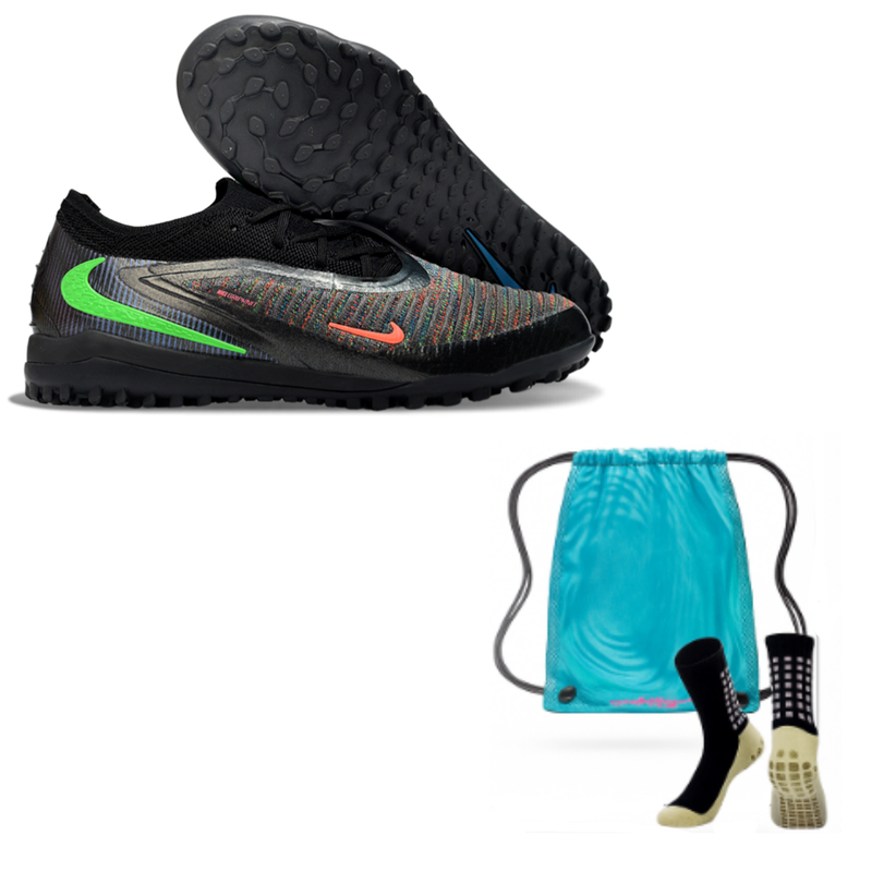 Nike Phantom 6 Elite Society + Meia Antiderrapante + Bolsa