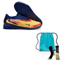 Nike Phantom 6 Elite Society + Meia Antiderrapante + Bolsa