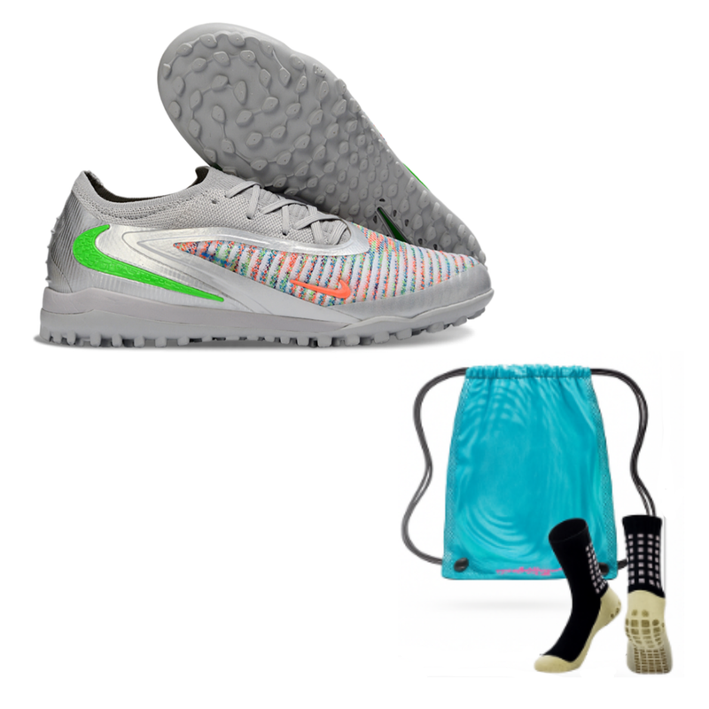 Nike Phantom 6 Elite Society + Meia Antiderrapante + Bolsa