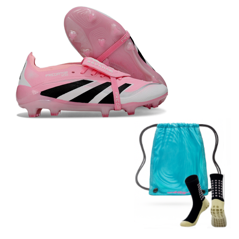 Adidas Predator Elite FG + Meia Antiderrapante + Bolsa