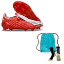 Adidas F50 Elite FG + Meia Antiderrapante + Bolsa