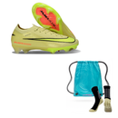 Nike AIR Zoom Mercurial Vapor 16 XVI Elite FG + Meia Antiderrapante + Bolsa