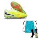 NIKE PHANTOM 6 ELITE FG + MEIA ANTIDERRAPANTE + BOLSA