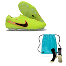 Nike Tiempo Legend X Elite FG + Meia Antiderrapante + Bolsa