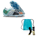 Nike AIR Zoom Mercurial Vapor 16 XVI Elite CR7 FG + Meia Antiderrapante + Bolsa