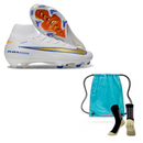 Nike Mercurial Air Zoom Superfly X Elite FG + Meia Antiderrapante + Bolsa