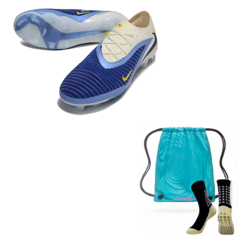 NIKE PHANTOM 6 ELITE FG + MEIA ANTIDERRAPANTE + BOLSA