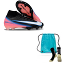 Nike Mercurial Air Zoom Superfly X Elite FG + Meia Antiderrapante + Bolsa