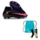 Nike Mercurial Air Zoom Superfly X Elite FG + Meia Antiderrapante + Bolsa