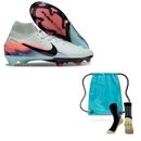 Nike Mercurial Air Zoom Superfly X Elite FG + Meia Antiderrapante + Bolsa