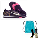Nike Air Zoom Mercurial Vapor 16 XVI Elite  (Society) + Meia Antiderrapante + Bolsa