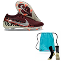 Nike AIR Zoom Mercurial Vapor 16 XVI Elite FG + Meia Antiderrapante + Bolsa