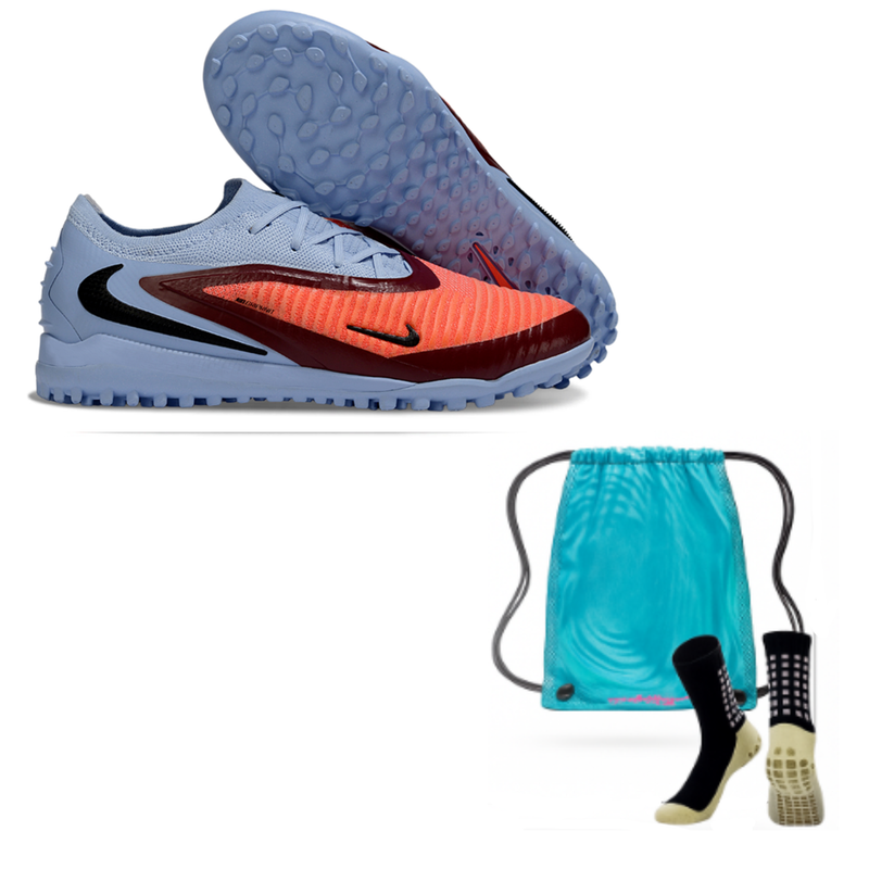 Nike Phantom 6 Elite Society + Meia Antiderrapante + Bolsa