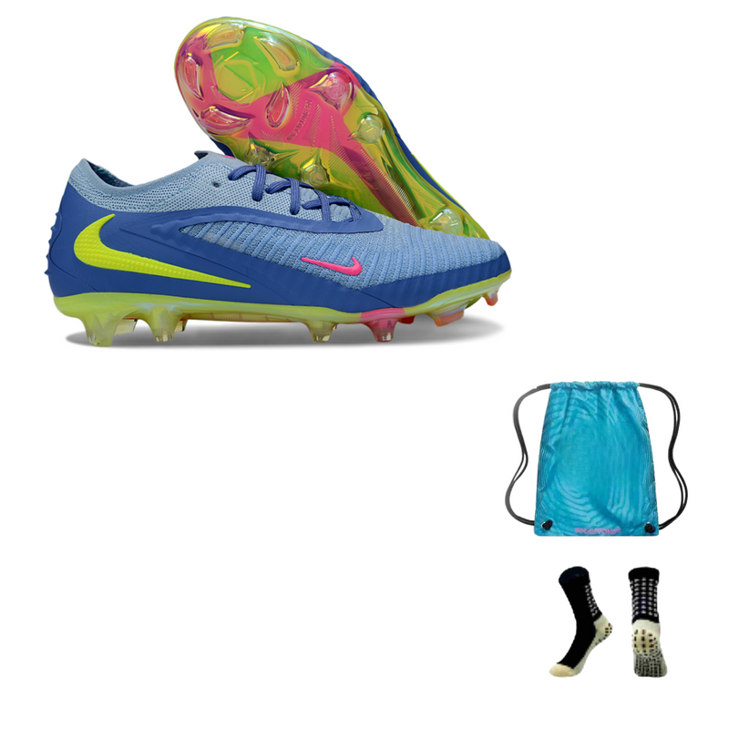 NIKE PHANTOM 6 ELITE FG + MEIA ANTIDERRAPANTE + BOLSA