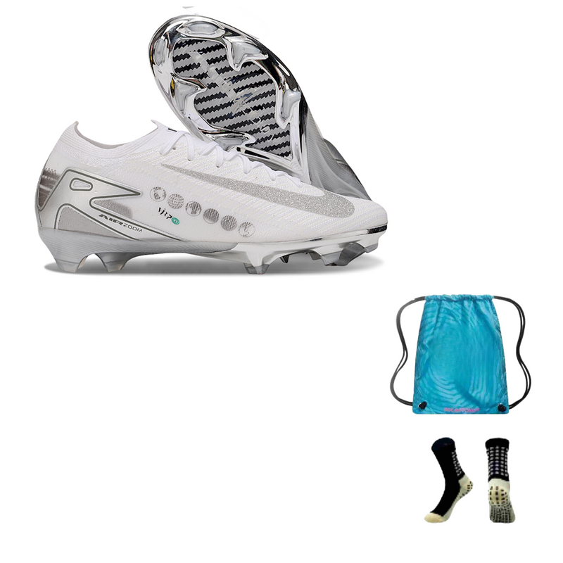 Nike AIR Zoom Mercurial Vapor 16 XVI Elite FG + Meia Antiderrapante + Bolsa