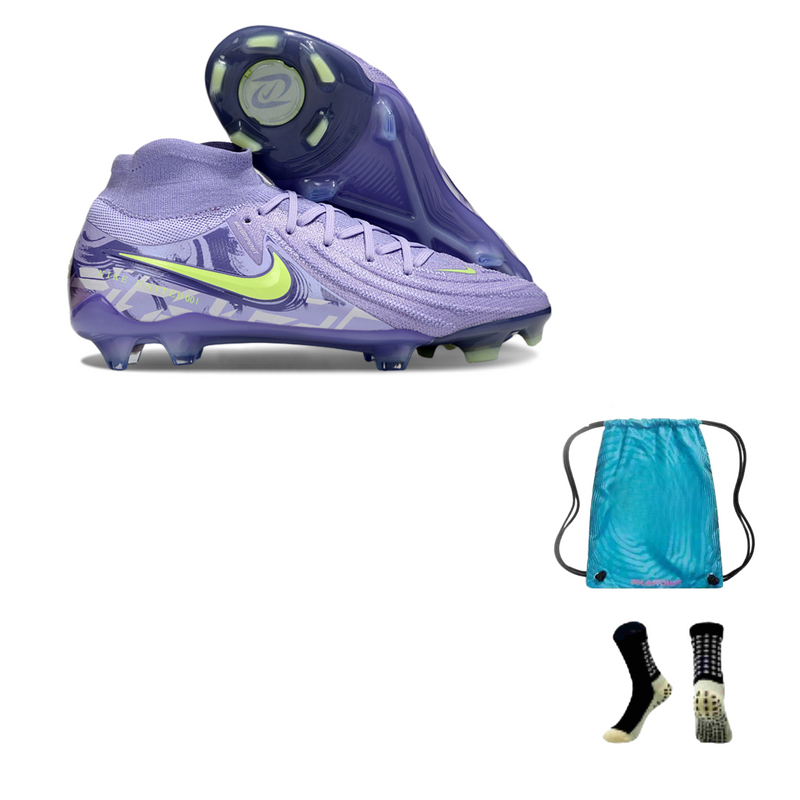 NIKE PHANTOM LUNA II ELITE FG + Meia Antiderrapante + Bolsa