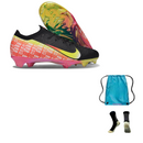 Nike AIR Zoom Mercurial Vapor 16 XVI Elite FG + Meia Antiderrapante + Bolsa
