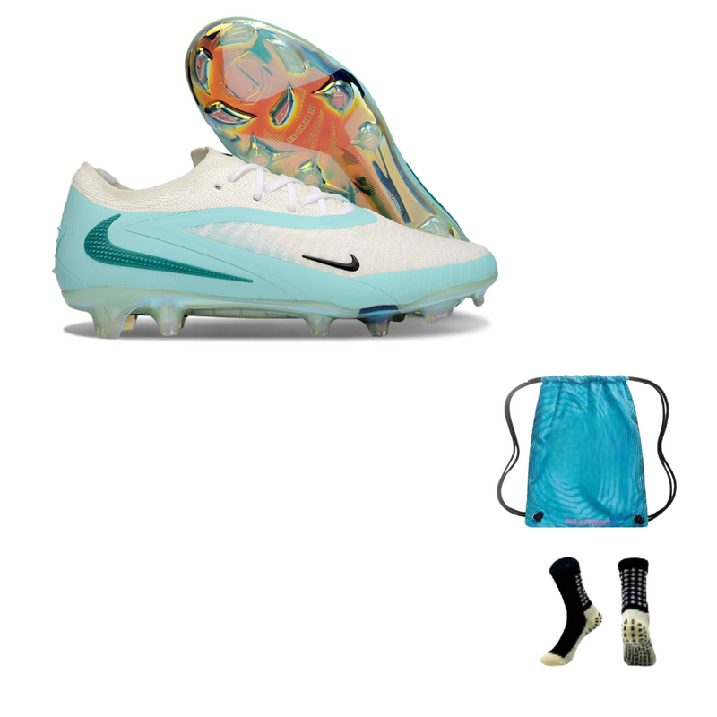 NIKE PHANTOM 6 ELITE FG + MEIA ANTIDERRAPANTE + BOLS