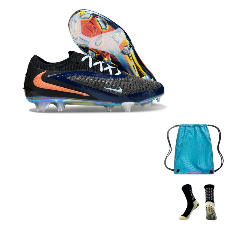 NIKE PHANTOM 6 ELITE FG + MEIA ANTIDERRAPANTE + BOLSA