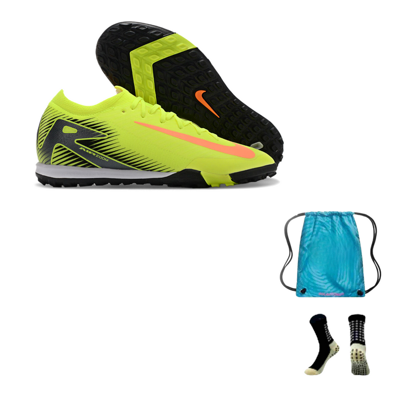 Nike Air Zoom Mercurial Vapor 16 XVI Elite  (Society) + Meia Antiderrapante + Bolsa