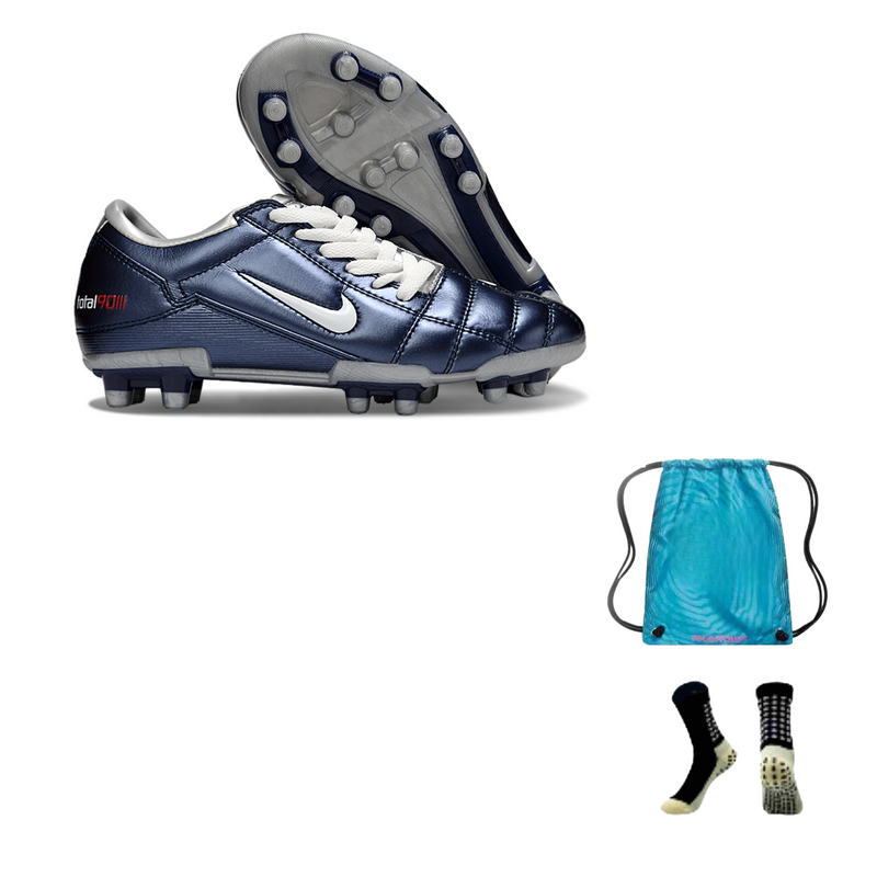 Nike Total 90 T90 III FG  + Meia Antiderrapante + Bolsa