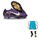 Nike AIR Zoom Mercurial Vapor 16 XVI Elite FG + Meia Antiderrapante + Bolsa