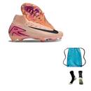 Nike Mercurial Air Zoom Superfly X Elite FG + Meia Antiderrapante + Bolsa